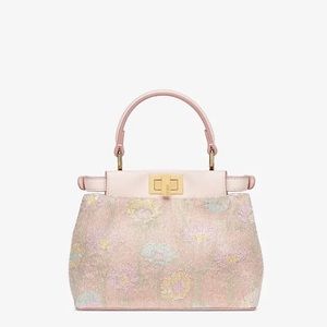 FENDI Peekaboo iconic xs embroidered bag